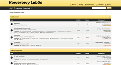 Desktop Screenshot of forum.rowerowylublin.org